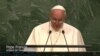 Pope Calls for Action on Climate Change, Fighting Poverty