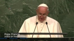 Pope Calls for Action on Climate Change, Fighting Poverty