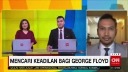 Laporan langsung VOA untuk CNN Indonesia : Mencari Keadilan Bagi George Floyd