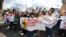 Les amérindiens du Canada manifestent pour leur droit, au Canada, le 27 février 2013.
