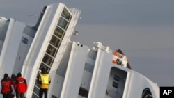 意大利搁浅游轮“歌诗达协和号”的搜救工作在1月18号暂停