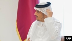 Primeiro ministro do Qatar Sheikh Mohammed bin Abdulrahman bin Jassim al-Thani l que anunciou o cessar fogo