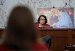 Senate Judiciary Committee Ranking Member Senator Dianne Feinstein (D-CA) questions U.S. Supreme Court nominee Judge Amy Coney Barrett about her position on court cases involving LGBT rights.