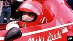 Niki Lauda, Austrian race car driver. 