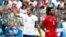 Harry Kane célèbre son but alors que le Torontois Roman Torres semble abattu, le 24 juin 2018.