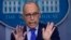 Senior White House economic adviser Larry Kudlow speaks during a briefing at the White House in Washington, June 6, 2018, on the upcoming G-7 summit. 