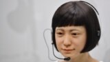 A robot produced by Japan&#39;s Hiroshi Ishiguro Laboratories called &#39;Kodomoroid&#39; Japan 2014 is on view at the ROBOT exhibition at the Science Museum in London.