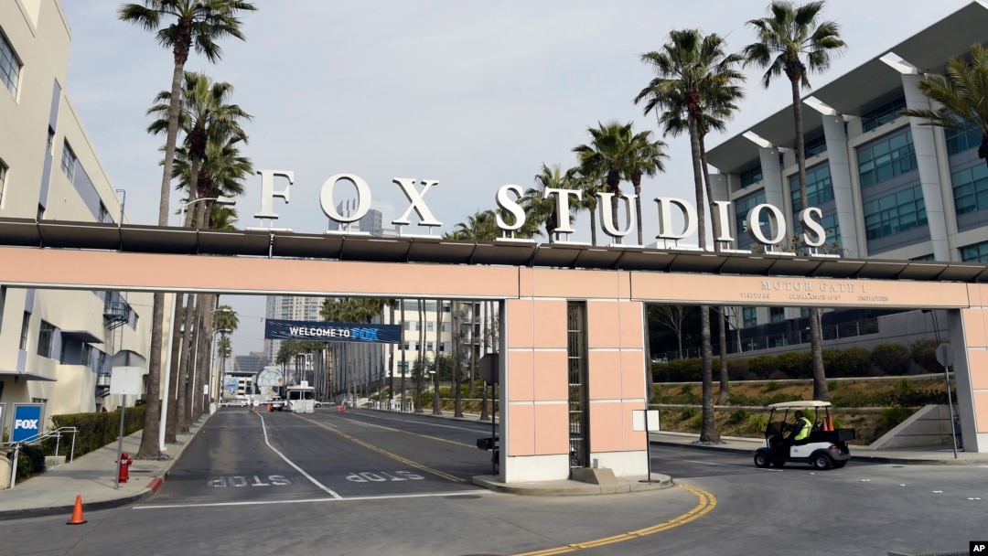 The exterior of Fox Studios is pictured, March 19, 2019, in Los Angeles. 