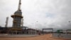 A view of the natural gas processing plant in Atuabo, outside a village on Ghana's remote west coast, Sept. 2, 2014.