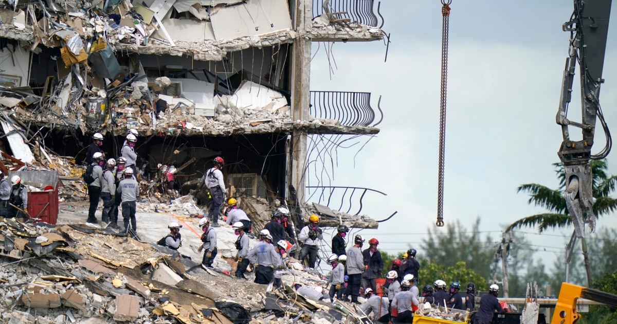 Rescuers Seek Survivors of Building Collapse Near Miami