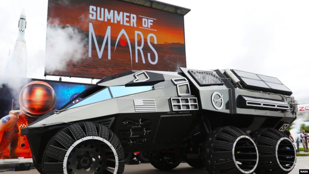 NASA telah mengungkapkan konsep kendaran jelajah planet Mars, bagian yang akan digunakan pada penjelajahan planet Mars tahun 2020.