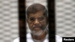 Tổng thống bị lật đổ của Ai Cập, Mohamed Mursi.
