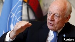 U.N. special envoy for Syria, Staffan de Mistura, said Monday that the only alternative to peace talks is continued conflict.