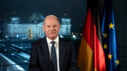 FILE - Kanselir Jerman Olaf Scholz seusai rekaman pidato Tahun Barunya di kantor kanselir di Berlin, Jerman, 29 Desember 2024. (Soeren Stache/Pool via REUTERS)