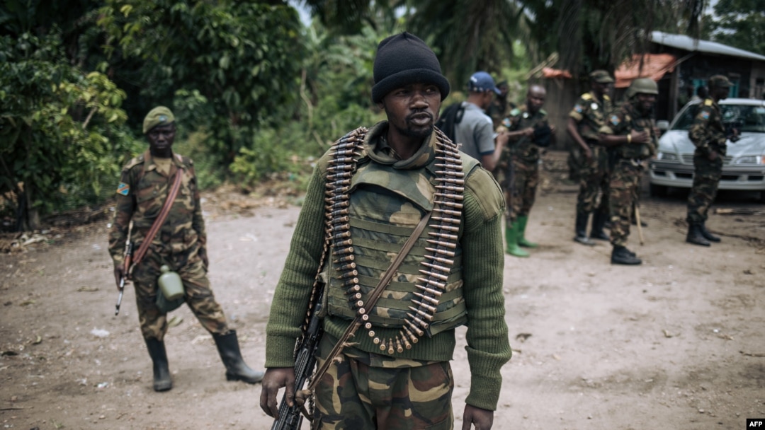 Militer Kongo melakukan patroli pasca serangan oleh pemberontak dari milisi Allied Democratic Forces atau ADF (foto: dok). 