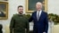 ARCHIVO: El presidente de EEUU, Joe Biden, recibe a su homólogo ucraniano Volodymyr Zelenskyy en la Casa Blanca el 21 de diciembre de 2022.