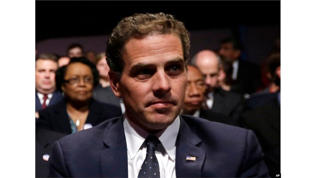 FILE - Hunter Biden waits for the start of the his father's debate at Centre College in Danville, Kentucky, Oct. 11, 2012.