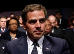 FILE - Hunter Biden waits for the start of the his father's debate at Centre College in Danville, Ky., Oct. 11, 2012.