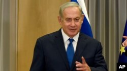 Le Premier ministre Benjamin Netanyahu à Bruxelles, 11 décembre 2017.