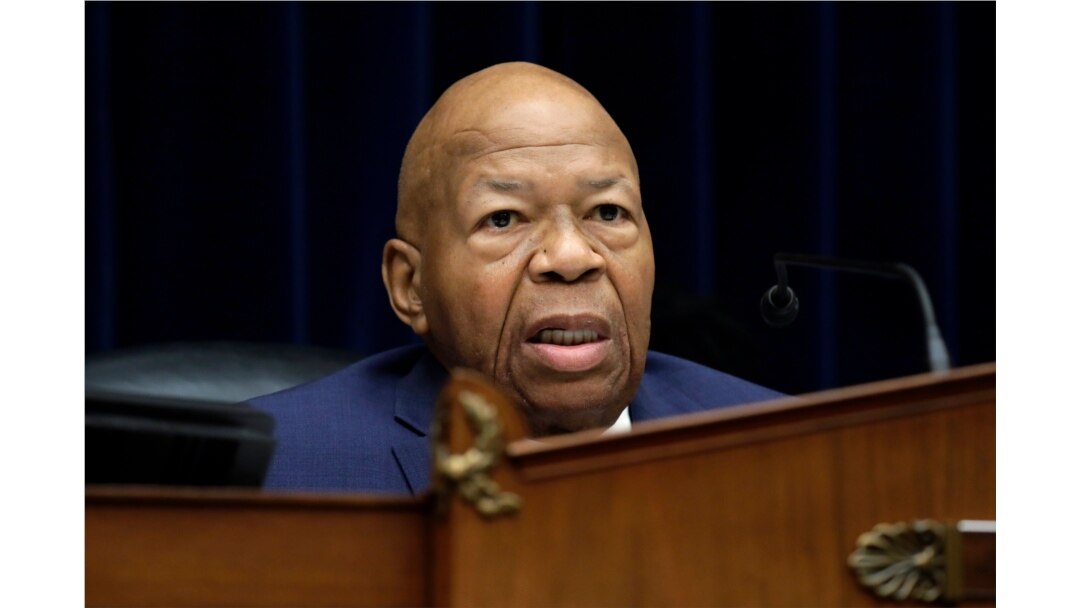 Chairman Elijah Cummings, D-Md., gives opening remarks before a House Oversight Committee hearing on family separation and detention centers, July 12, 2019, on Capitol Hill in Washington.