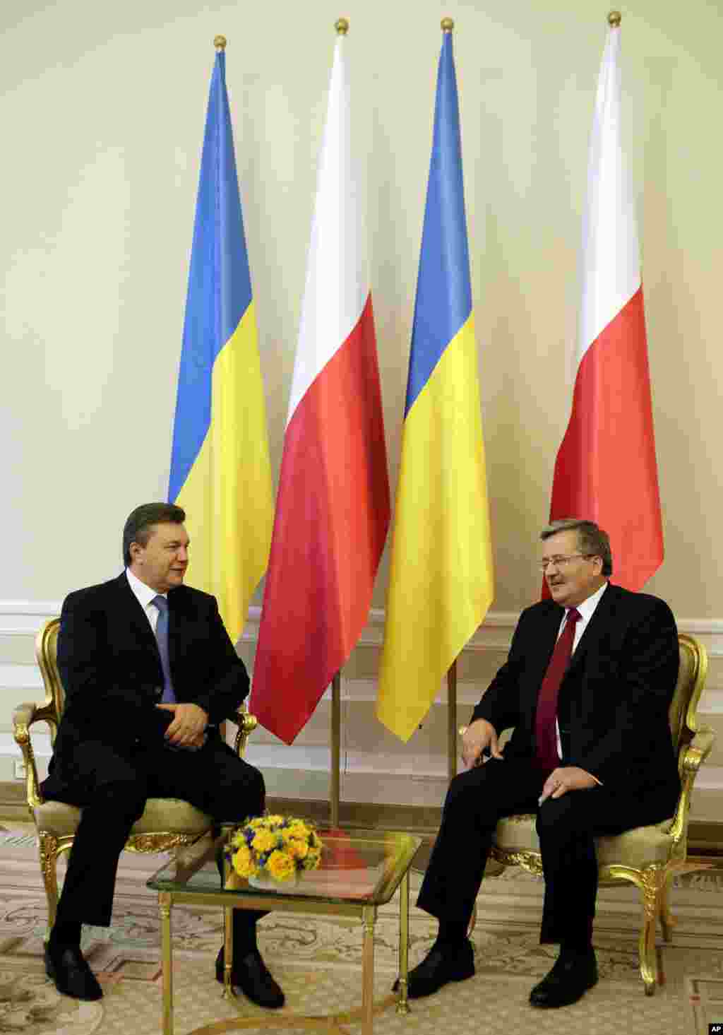 Віктор Янукович і Броніслав Коморовський.