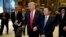 El presidente electo Donald Trump apareció en la Torre Trump junto al multimillonario chino Jack Ma.