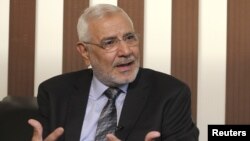 Egyptian presidential candidate Abdel Moneim Abol Fotouh (file photo)