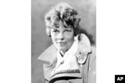 FILE - An undated file photo shows American aviatrix Amelia Earhart. (AP Photo, File)