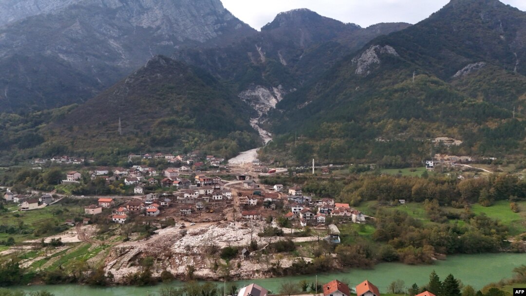 Donja Jablanica nakon obilnih padavina i sručivanja kamenoloma.