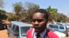 FILE - Peter Gabriel Mugombeyi, acting president of Zimbabwe Hospital Doctors Association, is seen before his disappearance, in Harare, Sept. 3, 2019. (Columbus Mavhunga/VOA)