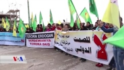 Li Serêkanîyê Xwepêşandana Dijî Gefên Tirkîyê