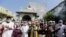 Indian Muslims wear masks and pray for the prevention of coronavirus during a special prayer after Friday prayers at a mosque in Ahmadabad, India, Jan. 31, 2020. 