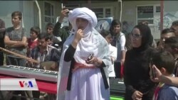 ئاهەنگ بەبۆنەی جەژنی چوارشەممەی سوور لە کەمپی ئاوارەیی