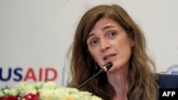 Samantha Power ukuriye ibiro bya Leta zunze ubumwe z'Amerika bishinzwe iterambere mpuzamahanga 