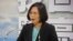 民进党主席蔡英文（美国之音 赵婉成拍摄）