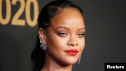 Rihanna à Pasadena en Californie le 22 février 2020.