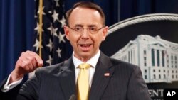 Wakil Jaksa Agung AS, Rod Rosenstein dilaporkan telah membicarakan usaha untuk melengserkan Presiden Trump karena dianggap tidak cakap mental.