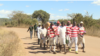 Prisoners are seen at Chikurubi Maximum Security Prison in Harare where the seven detained activists are being held on treason charges, June 3, 2019. (C. Mavhunga/VOA)