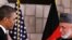 Troca protocolar do acordo estratégico assinado entre o presidente Obama e o seu homólogo afegão, Hamid Karzai