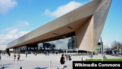 Stasiun Rotterdam Centraal di kota Rotterdam, Belanda (foto: ilustrasi/Wikipedia).