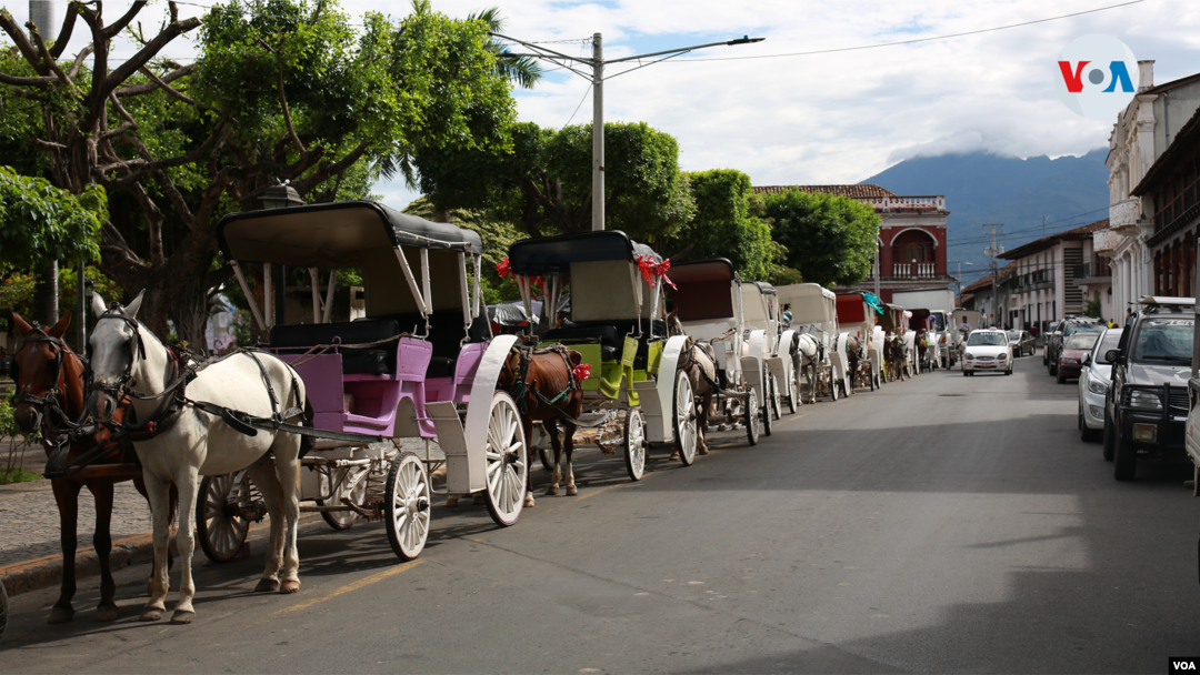 Granada es una de las principales ciudades turísticas de Nicaragua. Foto Houston Castillo, VOA