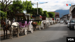 Granada es una de las principales ciudades turísticas de Nicaragua. Foto Houston Castillo, VOA