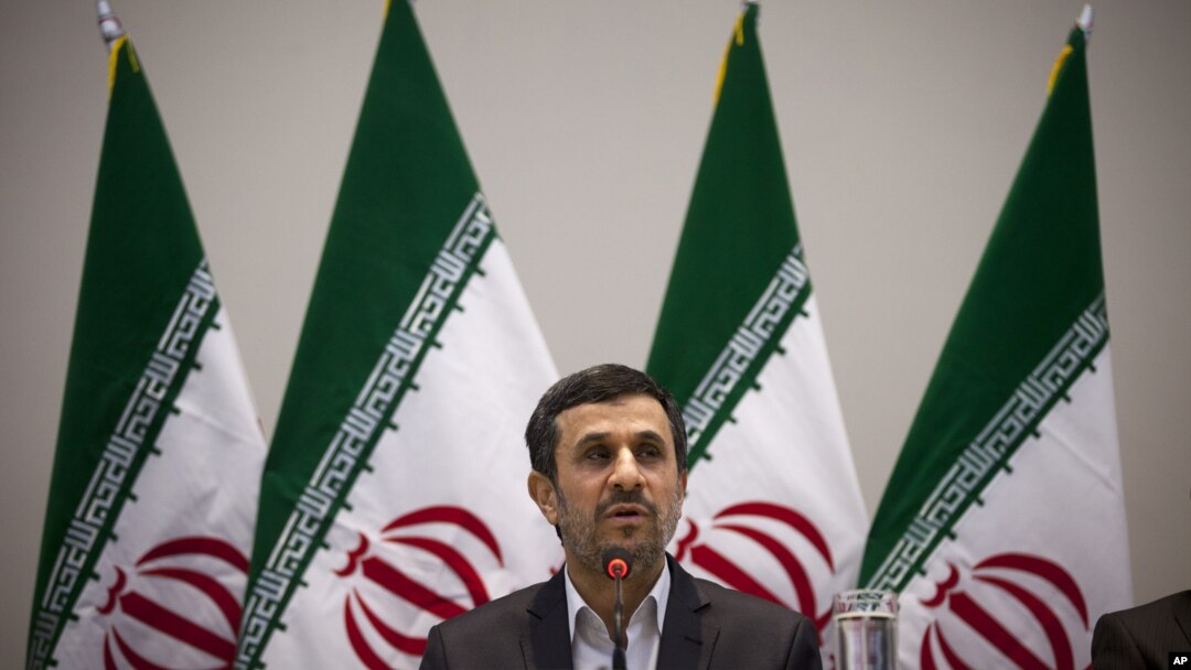 Iranian President Mahmoud Ahmadinejad (June 21, 2012 file photo)