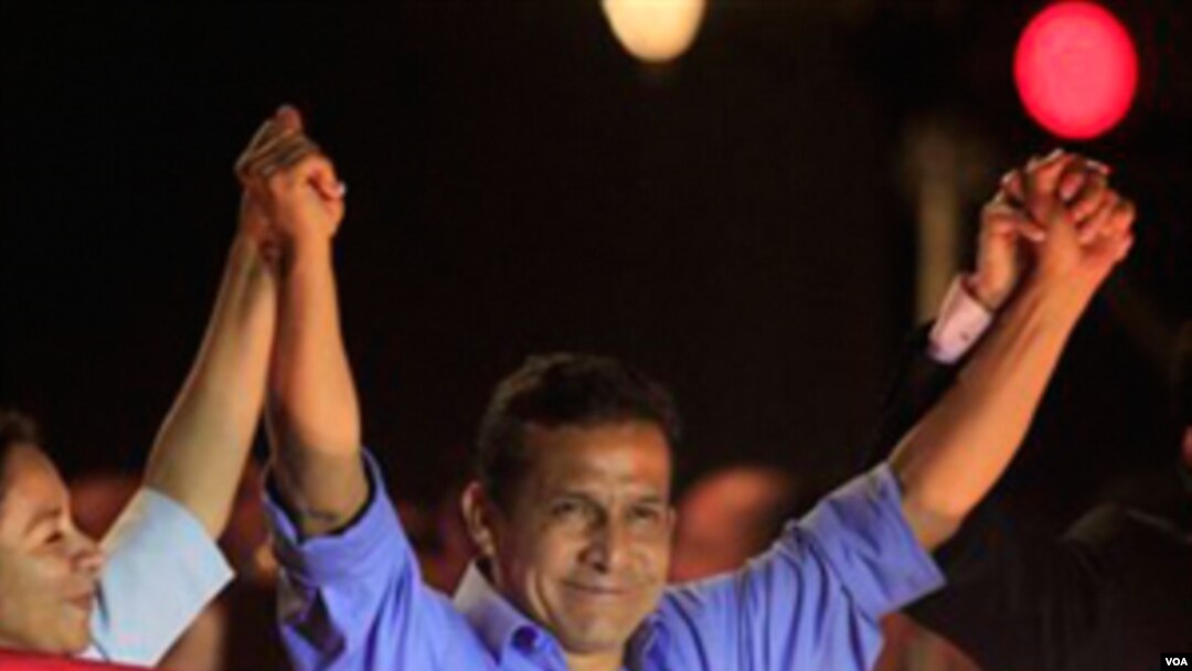Ollanta Humala memenangkan pilpres di Peru dengan selisih angka tipis (6/6).