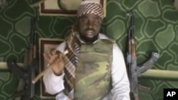 This file image taken from video posted by Boko Haram sympathizers made available on Wednesday, Jan. 10, 2012 shows Imam Abubakar Shekau, the leader of the radical Islamist sect Boko Haram.