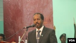 索马里总统马哈茂德（资料照片）