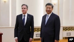 布林肯2023年6月19日访问中国期间会晤习近平。