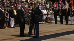 Obama encabeza ceremonias del Día de los Caídos