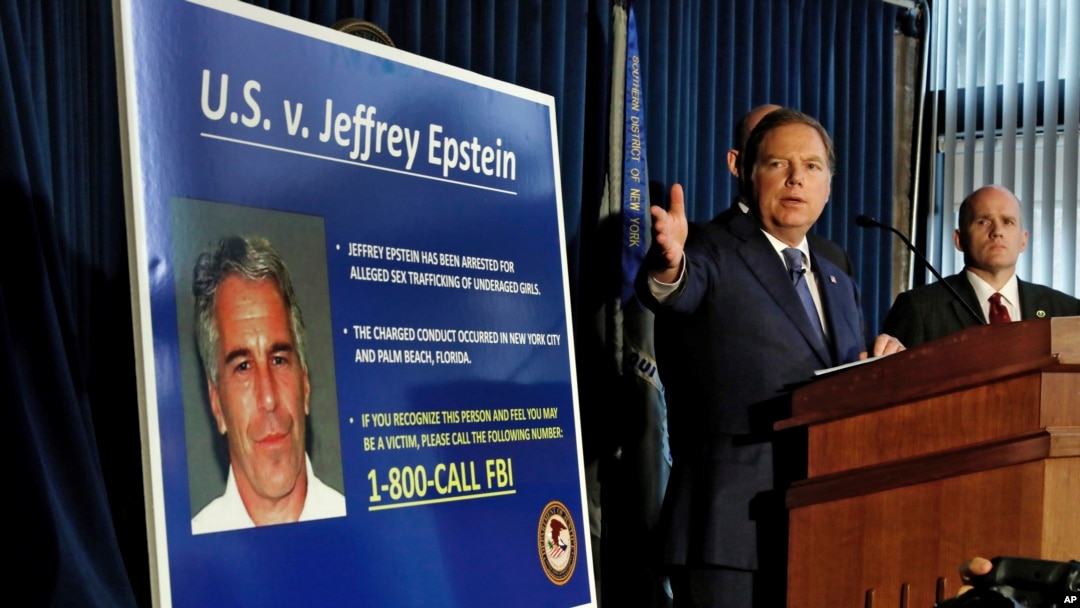 United States Attorney for the Southern District of New York Geoffrey Berman speaks during a news conference, in New York, July 8, 2019. 