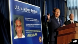 United States Attorney for the Southern District of New York Geoffrey Berman speaks during a news conference, in New York, July 8, 2019. 